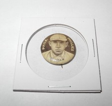 1910-12 Sweet Caporal Baseball Pin Pat Moran Philadelphia Phillies Near Mint
