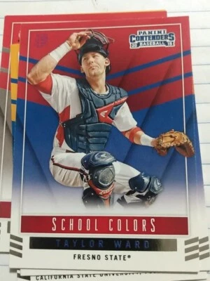 2015 Panini Contenders School Colors #14 Taylor Ward rookie, Los Angeles Angels - Image 1 of 4