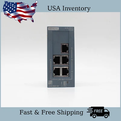 Siemens 6GK5005-0BA00-1AB2 ESCALA XB005 24VAC/DC - Interruptor de red confiable Foto 1 de 4