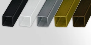 MILD STEEL SQUARE TUBE HOLLOW METAL 25mm x25mm BOX SECTION 2 3 METER COLOUR - Picture 1 of 13