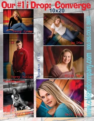  Senior  backgrounds - Bundle (3) , Excellent Condition Dennis Cole Hand Painted - Image 1 of 4