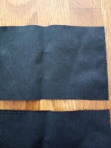 BLACK WAX COTTON FABRIC PATCHES  JACKETS/TROUSER/ HORSE RUG / RUCKSACKS REPAIRS