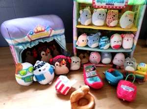 Squishmallow Squishville Mall & Cinema Play Sets With 15 Minis & Accessories - Picture 1 of 23