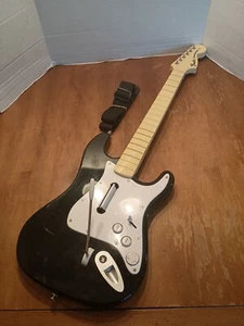 PS3 Harmonix Fender Stratocaster Guitar Hero Rock Band Wireless 822151 No Dongle - Picture 1 of 6