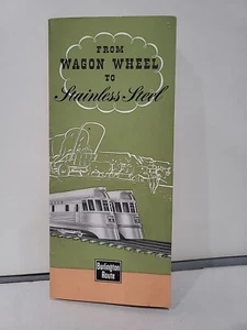 1949 Burlington Route From Wagon Wheel to Stainless Steel Booklet Railroad Fair - Picture 1 of 6