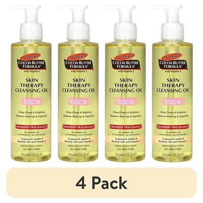 4件装Palmer's可脂配方皮肤治疗面部清洁油6.5液体盎司 — 第 1/3 张图片