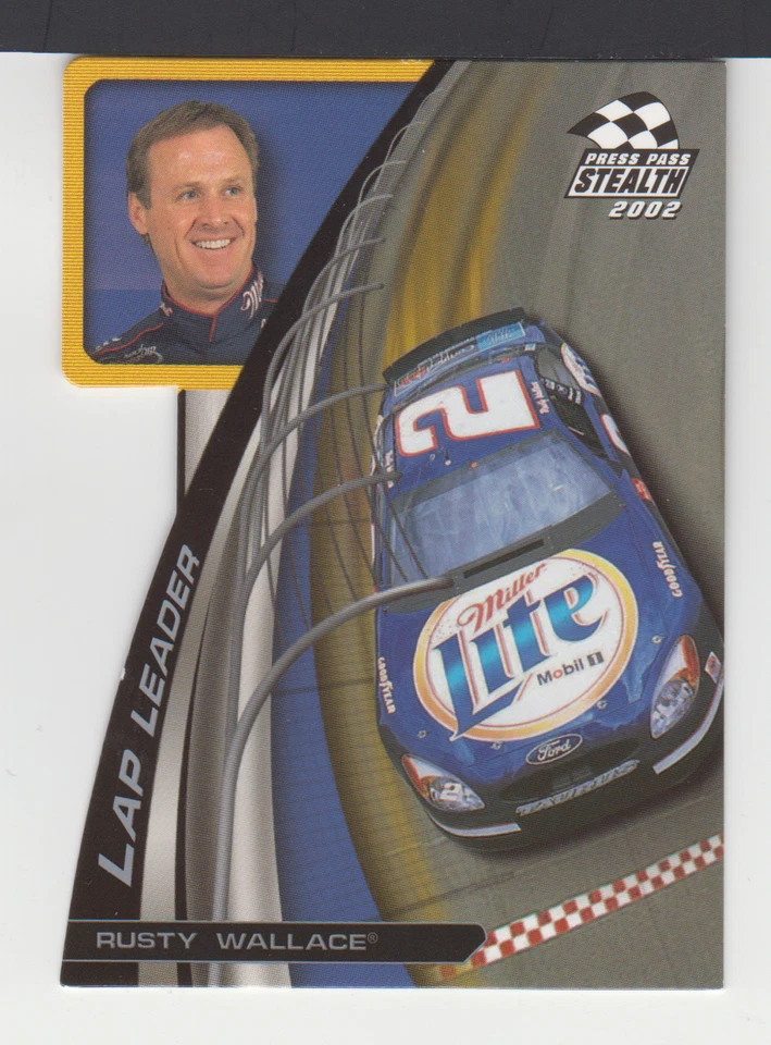 RUSTY WALLACE - 2002 PRESS PASS STEALTH - CHECKLIST - CARD # LL 27 - Image 1 of 2