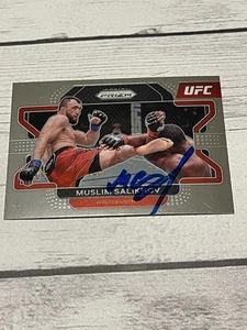 Muslim Salikhov Signed Card UFC Panini Prizm JSA COA IP Auto Autographed b - Picture 1 of 3