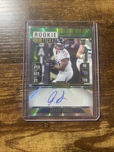 2024 Panini Contenders JABARI SMALL Green Parallel Auto SP #201 Rookie Ticket - Picture 1 of 2