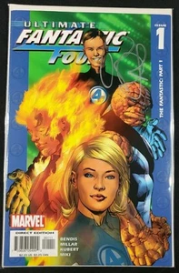 Ultimate Fantastic Four 1 Marvel Comics 2004 firmato Brian Bendis ottime condizioni vedi foto 10H - Foto 1 di 5