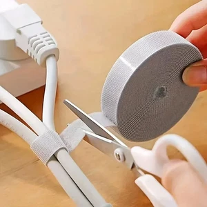 H 1/5M Kabel Organizer Band Kabelmanagement Wickler Draht Halter Büro Zuhause - Bild 1 von 12