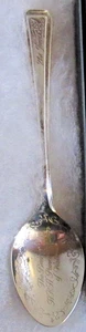 #51) SILVER PLATED TEA SPOON H.R.H. PRINCE WILLIAM THE BIRTH OF 21ST JUNE 1982 - Picture 1 of 2