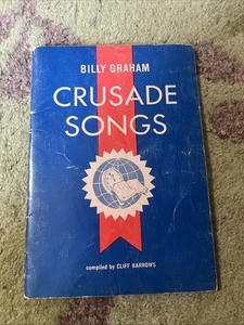 Crusade Songs Billy Graham Song Booklet 1960 1st Edition Religion PB E81 - Picture 1 of 3