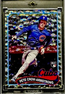 Pete Crow-Armstrong RARE ROOKIE CRACKED ICE INVESTMENT CARD TOPPS SSP MINT - Picture 1 of 12