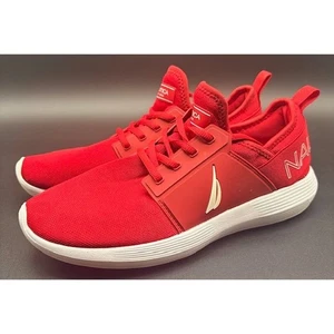 Nautica Red Sneakers Men's 10 Lightweight Running Shoes Athletic Comfort Walking - Picture 1 of 9
