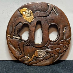 Japanese sword guard, sword accessories warrior - Picture 1 of 4