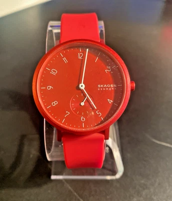 Skagen Aaren Kulor SKW2765 Quartz Analog Women's Watch - RED / NEW - Image 1 of 4