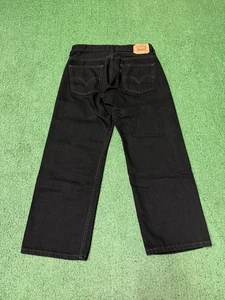 Levi's 550 Men's Relaxed Fit Jeans Size 29x25 Black Denim Classic Pants Grunge - Bild 1 von 16