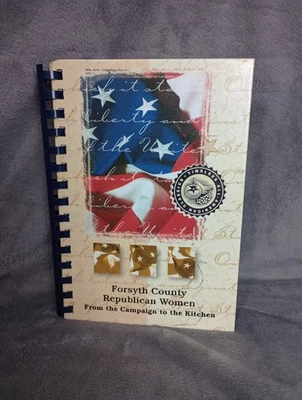 Forsyth County Republican Women Cookbook Winston-Salem, NC 2003  - Image 1 of 4