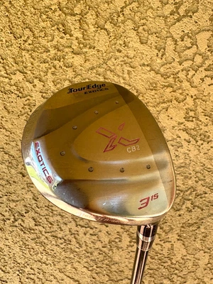 TOUR EDGE EXOTICS CB2 15* 3 WOOD - GRAPHITE DESIGN LADIES FLEX GRAPHITE SHAFT - Image 1 of 4