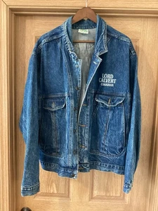 Chaqueta vaquera vintage Lord Calvert Canadian Whiskey Urban Equipment para hombre talla XL - Imagen 1 de 9