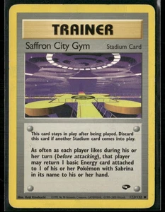 Saffron City Gym Uncommon Gym Challenge 122/132 NM - Picture 1 of 2
