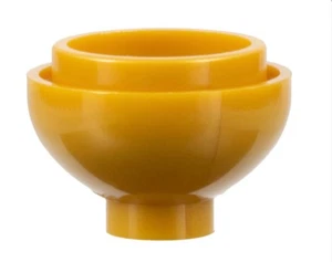 NEU Lego Minifiguren PERLE GOLD BLUMENTOPF-Küche Essen Schüssel 2x2 Runde Kuppel Stein - Bild 1 von 1