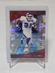 2000 Quantum Leaf Amani Toomer Infinity Red Holo NY Giants /100 SP - Picture 1 of 2