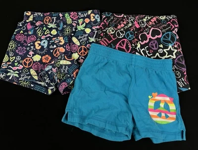 Lote de 3 Pantalones Cortos Glory Desteñidos Cintura Elástica Mezcla Algodón Niñas Talla XS (4-5) Foto 1 de 4