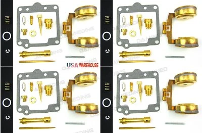 4 X Kit de reparación de reconstrucción de carburador y flotador 78-79 XS1100 XS1100S Stock en EE. UU. Foto 1 de 4