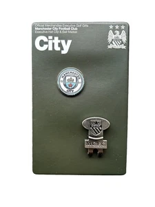 NUEVO MANCHESTER CITY FC GORRA CLIP Y MARCADOR DE PELOTA DE GOLF - Imagen 1 de 1