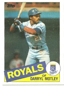 DARRYL MOTLEY KANSAS CITY ROYALS #561 - TOPPS NM-MT 1985 - Picture 1 of 2