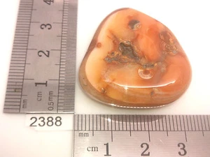 Agate Bahia 16,8g pierre roulee mineraux lithotherapie reiki collection déco - Imagen 1 de 2