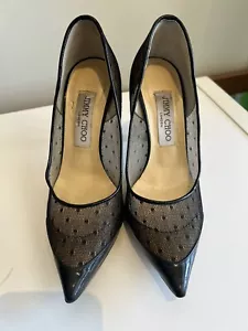 Jimmy Choo Black Heels Size 35 1/2 - Picture 1 of 5