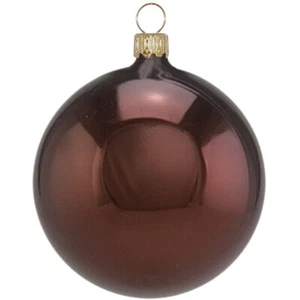 Weihnachtskugel Set Cappuccino glänzend Schatzhauser Weihnachtswelt, Thüringer W - Bild 1 von 1