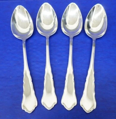 4 - WMF Silverplate CHIPPENDALE Patent 90 Flatware 8 1/4" SERVING SPOONS - Image 1 of 4