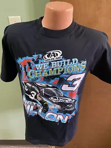 Austin Dillion #3 Nascar RCR Black 2 Sided T-Shirt X-Large - Imagen 1 de 2