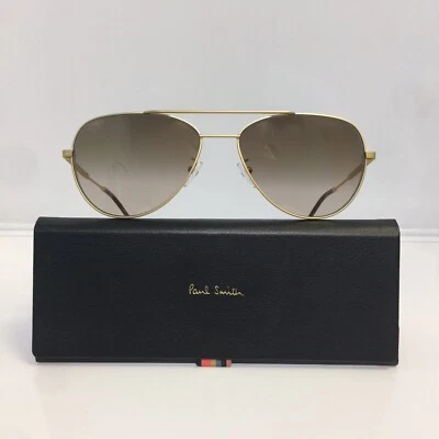 NUEVO EN CAJA Gafas de sol Paul Smith Angus V2 Oro Mate Aviador Foto 1 de 4