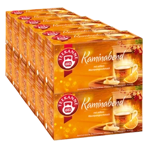 Teekanne Kaminabend Rotbuschtee mit Marzipan Aroma 12er Pack - Bild 1 von 1