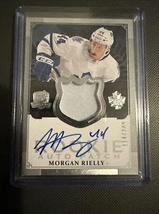 2013-14 Upper Deck The Cup Rookie Patch Auto /249 #121 Morgan Rielly Maple Leafs - Picture 1 of 3