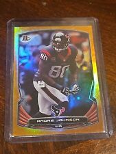 andre johnson houston texans nfl football card 49/50 numbered rare limited