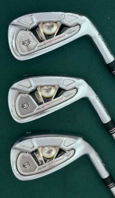 Set of 3 x TaylorMade Tour Preferred TP 4, 6 & 8 Irons Regular Steel Shafts  - Image 1 of 4