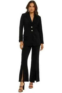 Conjunto Blazer y Pantalón ELLIATT Coppelia en Negro Talla 14 AU PRECIO DE VENTA SUGERIDO POR EL FABRICANTE 399 CON DEFECTOS - Imagen 1 de 8