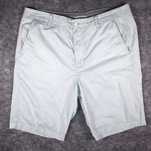 Calvin Klein Light Wash blaue Shorts flach vorne gerade lässig einfarbig Größe 36 - Bild 1 von 5