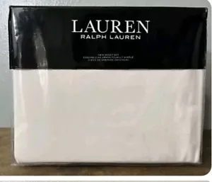 BRAND NEW RALPH LAUREN QUEEN SHEET SET 4PC COTTON FLANNEL COLOR CREAM - Picture 1 of 5
