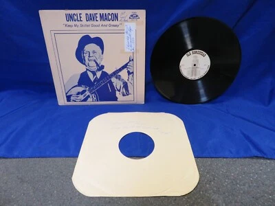 Keep My Skillet Good and Greasy--Dave Macon--Record LP Vinyl--Old HomeStead-148 - Image 1 of 4