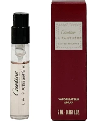 Nuevo en Caja Cartier La Panthere Perfume Fragancia Muestra Spray 2ml/.06fl oz. Foto 1 de 4