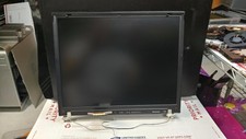 IBM Lenovo T60 COMPLETE LCD SCREEN ASSEMBLY 15" BACK BEZEL HINGES CABLE (A13)