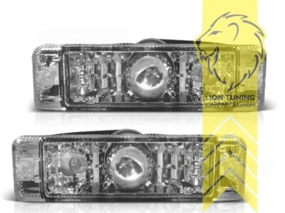 Frontblinker für VW Golf 1 Cabrio Golf 2 Jetta 1 2 Polo 2 86C chrom - Bild 1 von 4