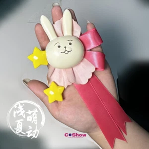 New OSHI NO KO Cosplay Hoshino Ai Rabbit Star Hair Clip Headdress Headwear Prop - Picture 1 of 5